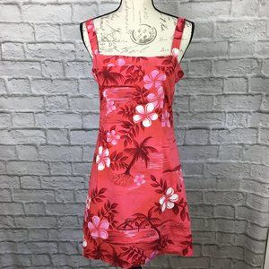 My Michelle Red Hawaiian Floral Dress Size 13/14